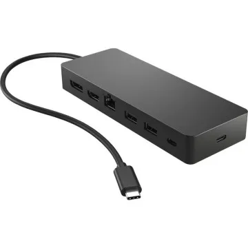 Docking USB Type-C HP 50H98AA/ 2xUSB/ 1xHDMI/ 1xRJ45/ 1xDisplayPort/ 1xUSB Type-C/ Preto HP - 1