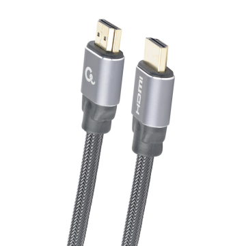 CABLE HDMI 2.0 4K 60HZ GEMBIRD CCBP-HDMI-2M PREMIUM TRENZADO ETHERNET 2M NEGRO Gembird - 1