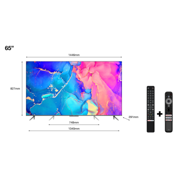 TV TCL 65" SERIE C635 QLED DLED 4K SMART TCL - 1