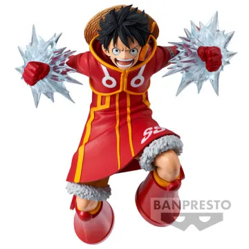 Figura Macaco D Luffy Registro de Batalha One Piece 14cm BANPRESTO - 1