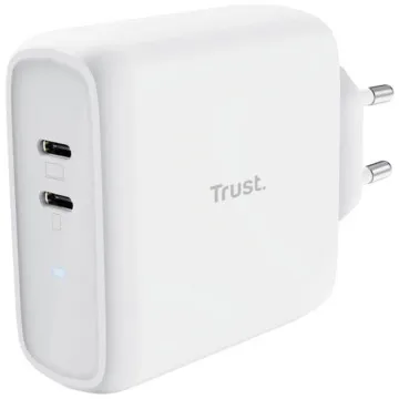 Carregador de parede Trust Maxo 65W 2P/ 2xUSB Tipo-C/ 65W TRUST - 1