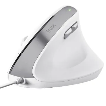 Mouse Ergonômico Trust Bayo II/ Até 2400 DPI/ Branco TRUST - 1