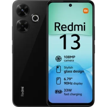 Xiaomi Redmi 13 4G Dual Sim 6GB RAM 128GB - Black XIAOMI - 1