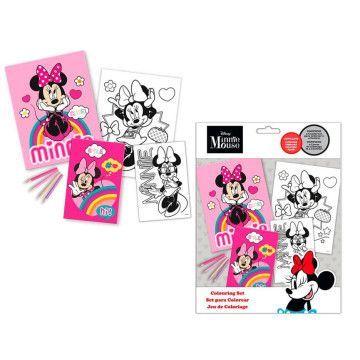 Conjunto para colorir + adesivos da Minnie Disney KIDS LICENSING - 1