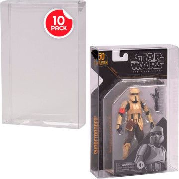 Pacote 10 protetores The Black Series Star Wars Hasbro EVORETRO - 1