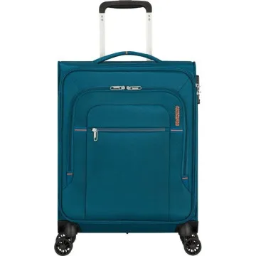 Mala Cabine American Tourister Crosstrack Spinner 55cm/ 55x40x20cm/ 4 Rodas/ Marinho e Laranja AMERICAN TOURISTER - 1