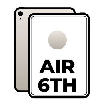 Apple iPad Air 11 6ª Célula Wi-Fi/ 5G/ M2/ 1 TB/ White Star Apple - 1