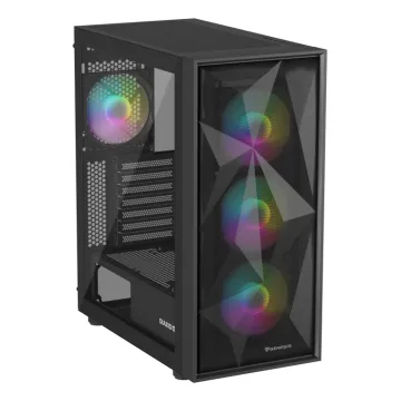 CAJA GAMING GENESIS DIAXID 605 ARGB ATX MEDIATORRE 1XUSB-C 2XUSB3.0 SIN FUENTE N Genesis - 1