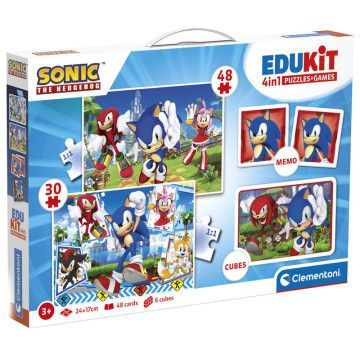 Edukit 4 em 1 Sonic O Ouriço CLEMENTONI - 1