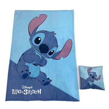 Conjunto de manta de lã + almofada Disney Stitch DISNEY - 1