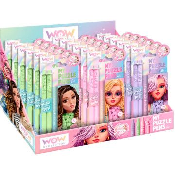 Conjunto de canetas de quebra-cabeça variadas Wow Generation KIDS LICENSING - 1