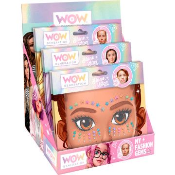 Variedade de adesivos faciais Wow Generation KIDS LICENSING - 1