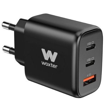 Carregador de parede Woxter PE26-176/ 2xUSB tipo C + cabo USB tipo C/ 1xUSB/ 65W Woxter - 1
