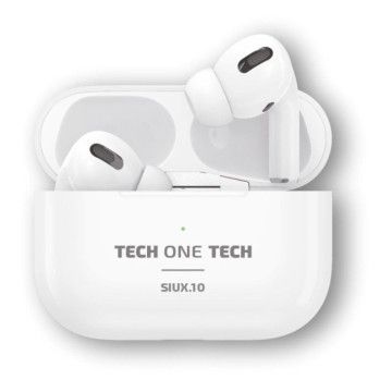 Tech One Tech SIUX.10 TEC1410 Fones de ouvido Bluetooth/ com estojo de carregamento/ Autonomia 5h/ Branco TECH ONE TECH - 1