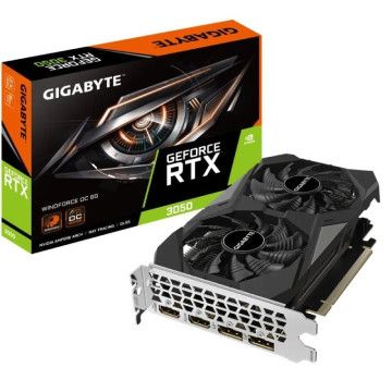 Placa gráfica Gigabyte GeForce RTX 3050 WindForce OC/6GB GDDR6 GIGABYTE - 1