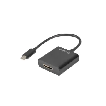ADAPTADOR USB LANBERG USB-C M 3.1 A HDMI H 15CM DISPLAYPORT ALT MODE NEGRO Lanberg - 1