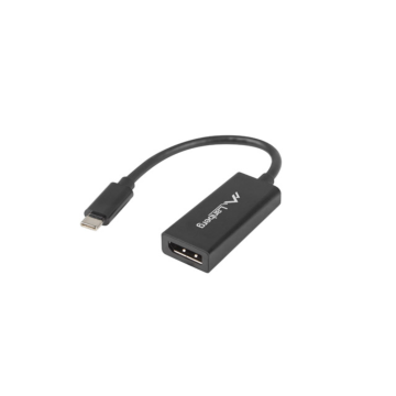 ADAPTADOR USB LANBERG USB-C M 3.1 A DISPLAYPORT H 15CM NEGRO Lanberg - 1