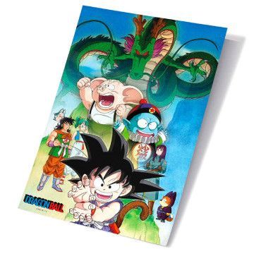 Pôster 3D Shenron e os heróis Dragon Ball Super SD TOYS - 1