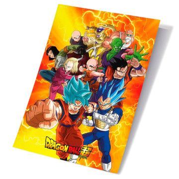 Pôster 3D Heróis de Sobrevivência Universal Dragon Ball Super SD TOYS - 1