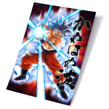 Pôster 3D Sobrevivência Universal Goku Dragon Ball Super SD TOYS - 1