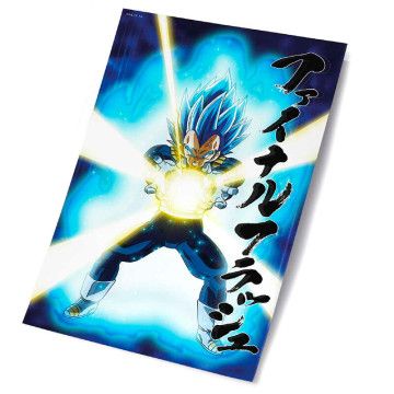Pôster 3D Sobrevivência Universal Vegeta Dragon Ball Super SD TOYS - 1