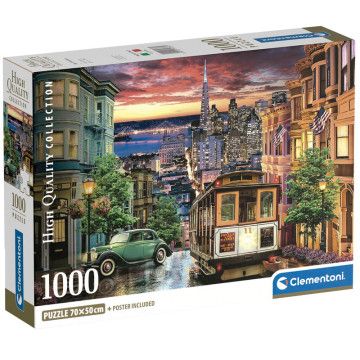 Puzzle São Francisco 1000 peças CLEMENTONI - 1