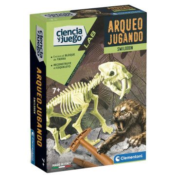 Jogo Archeoplaying Phosforescente Smilodon CLEMENTONI - 1