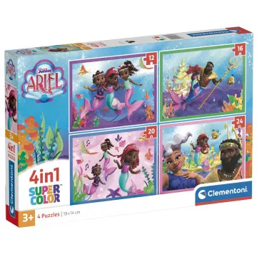 Puzzle Ariel Disney 12+16+20+24pcs CLEMENTONI - 1