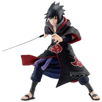 Figura Sasuke Uchiha IV Vibração Estrelas Naruto Shippuden 15cm BANPRESTO - 1