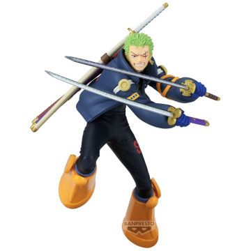 Figura Roronoa Zoro Coleção de Registros de Batalha One Piece 16cm BANPRESTO - 1