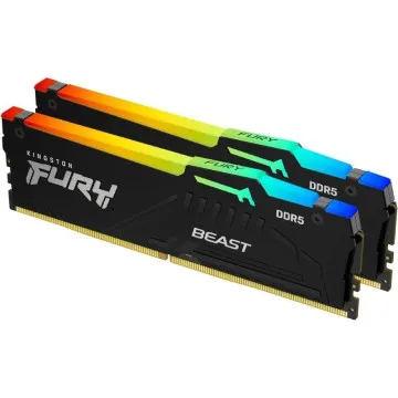 Memória RAM Kingston FURY Beast RGB 2 x 16 GB/ DDR5/ 6000 MHz/ 1,4 V/ CL30/ DIMM KINGSTON - 1