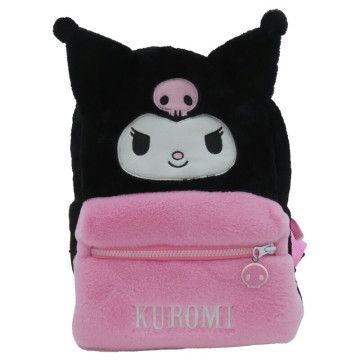 Mochila de pelúcia Kuromi Hello Kitty 30cm CYP BRANDS - 1