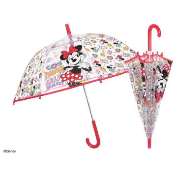 Guarda-chuva automático transparente Minnie Disney 45cm PERLETTI - 1