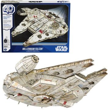 Quebra-cabeça 3D de Star Wars Millennium Falcon SPIN MASTER - 1