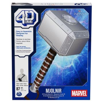 Quebra-cabeça 3D Marvel do Martelo de Thor SPIN MASTER - 1