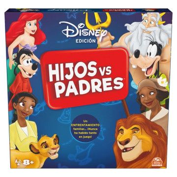 Jogo de tabuleiro CRIANÇAS CONTRA OS PAIS Edição Espanhola Disney SPIN MASTER - 1