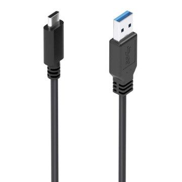 Cabo USB 3.1 Tipo-C Aisens A107-0860/ USB Tipo-C Macho - USB Macho/ 10Gbps/ 2m/ Preto AISENS - 1