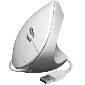 Subblim Glide Vertical Ergo Mouse Ergonômico com Fio/ Até 1600 DPI/ Branco Subblim - 1