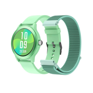 Smartwatch SPC Smartee Duo Vivo 9651R/ Notificações/ Frequência cardíaca/ Verde menta/ Inclui alça extra SPC - 1