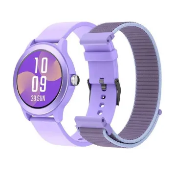 SPC Smartee Duo Vivo 9651T Smartwatch/ Notificações/ Frequência cardíaca/ Roxo/ Inclui alça extra SPC - 1