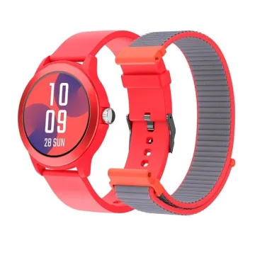 SPC Smartee Duo Vivo 9651R Smartwatch/ Notificações/ Frequência cardíaca/ Vermelho/ Inclui alça extra SPC - 1