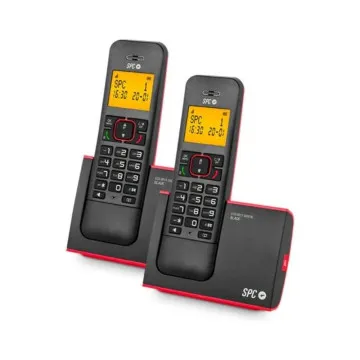 Telefone sem fio SPC Blade 7292RC2/ Pacote DUO/ Vermelho e Preto SPC - 1