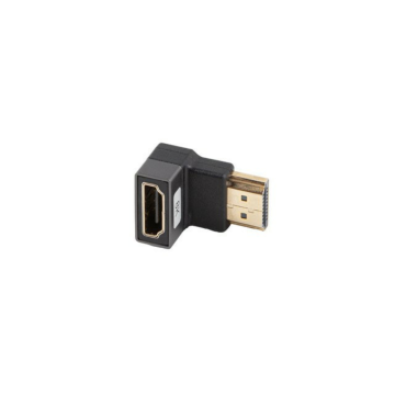 ADAPTADOR 8K LANBERG HDMI(M) A HDMI(H) ANGULO ABAJO ALUMINIO PLATA Lanberg - 1