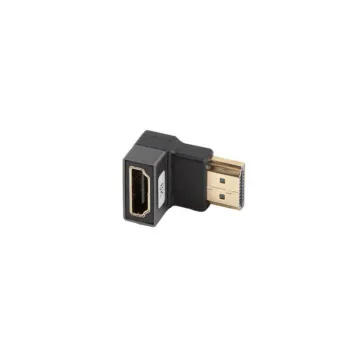 ADAPTADOR 8K LANBERG HDMI(M) A HDMI(H) ANGULO ABAJO ALUMINIO PLATA Lanberg - 1