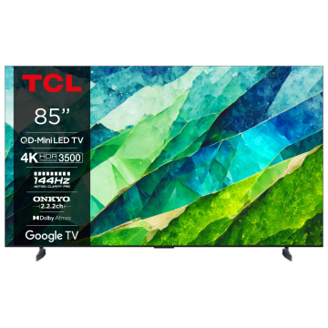 TV TCL 85" 85C855 UHD MINILED QLED GOOGLETV 144HZ TCL - 1