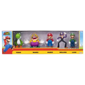 Blister de 5 figuras de Super Mario Bros 6cm JAKKS PACIFIC - 1