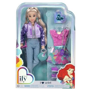 Boneca fashion Ariel A Pequena Sereia Boneca Disney ily 4Ever 28cm JAKKS PACIFIC - 1