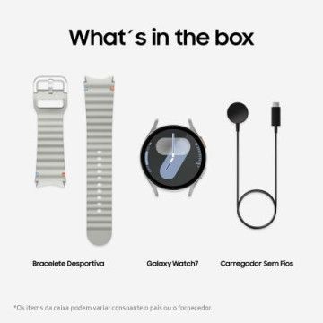 SAMSUNG - Galaxy Watch7 44mm BT Prateado SM-L310NZSAEUB Samsung - 2