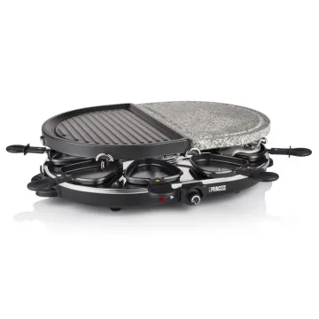 PRINCESS - Raclette 8 Oval Pedra/Grill 162710 PRINCESS - 1