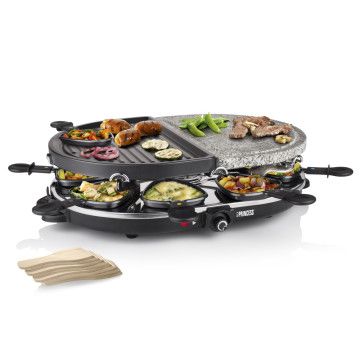 PRINCESS - Raclette 8 Oval Pedra/Grill 162710 PRINCESS - 2